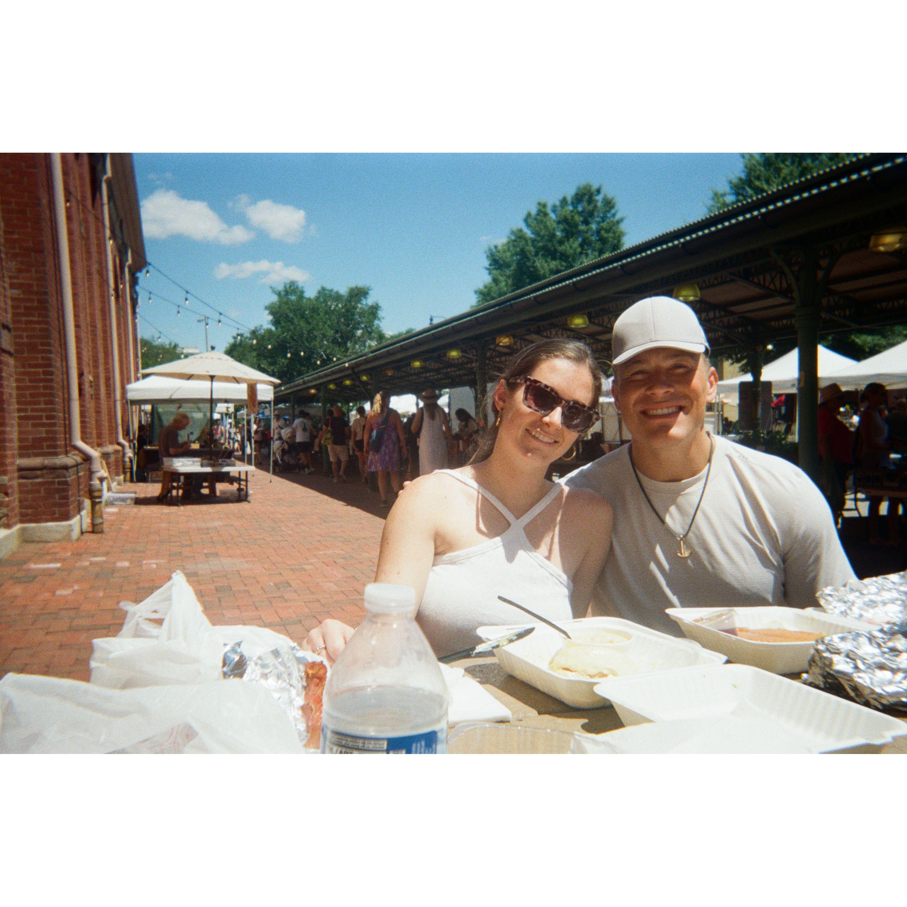 Allison and Kyle moved into their first apartment together in DC in March 2024!