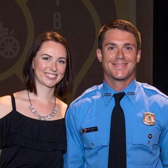 Jimmy's graduation from the Fire Academy