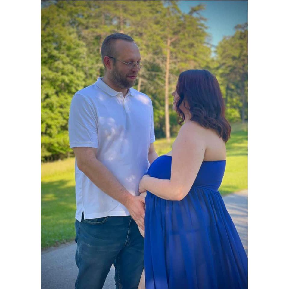 I love this photo of us. I love the way he looks at me.