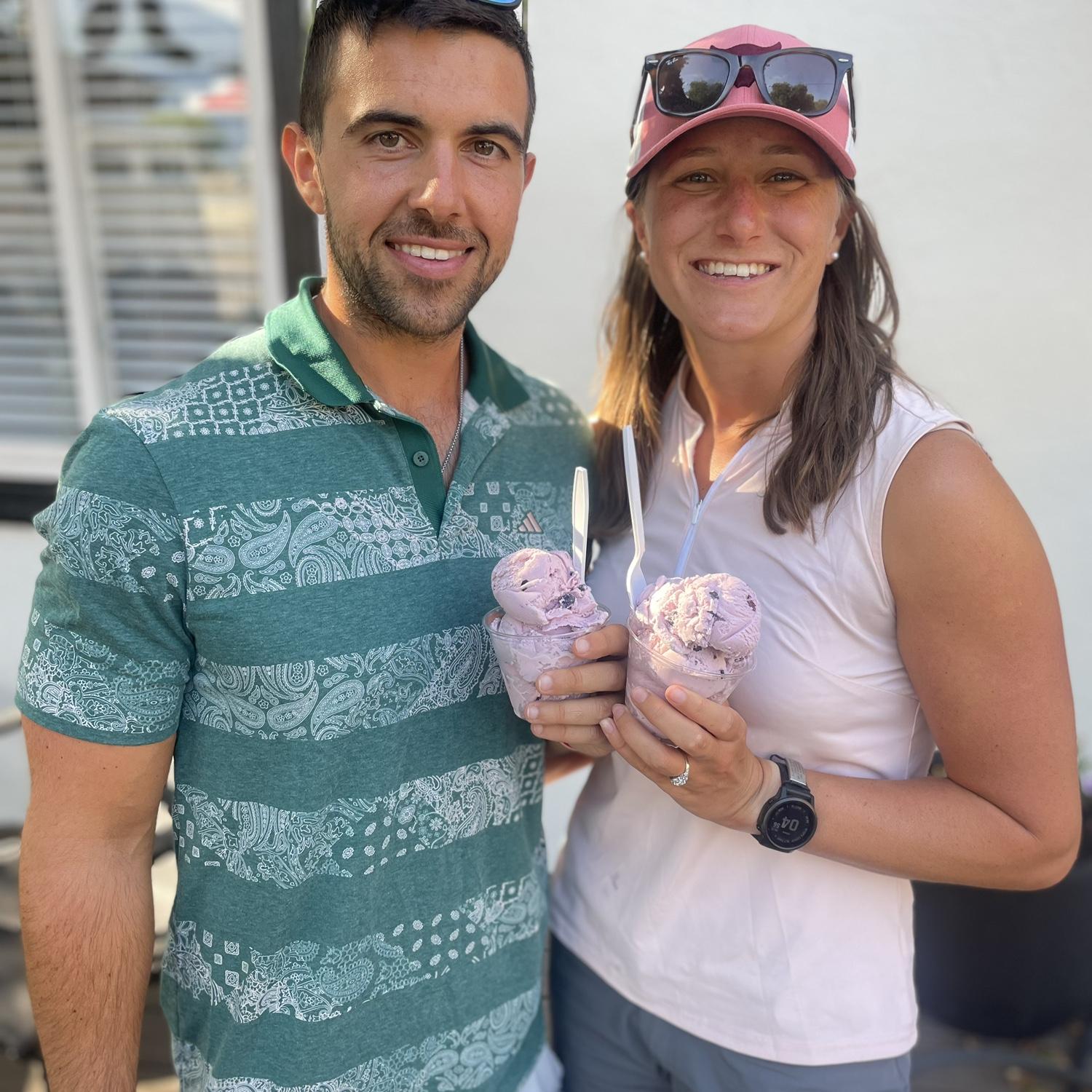 Huckleberry Ice Cream Date