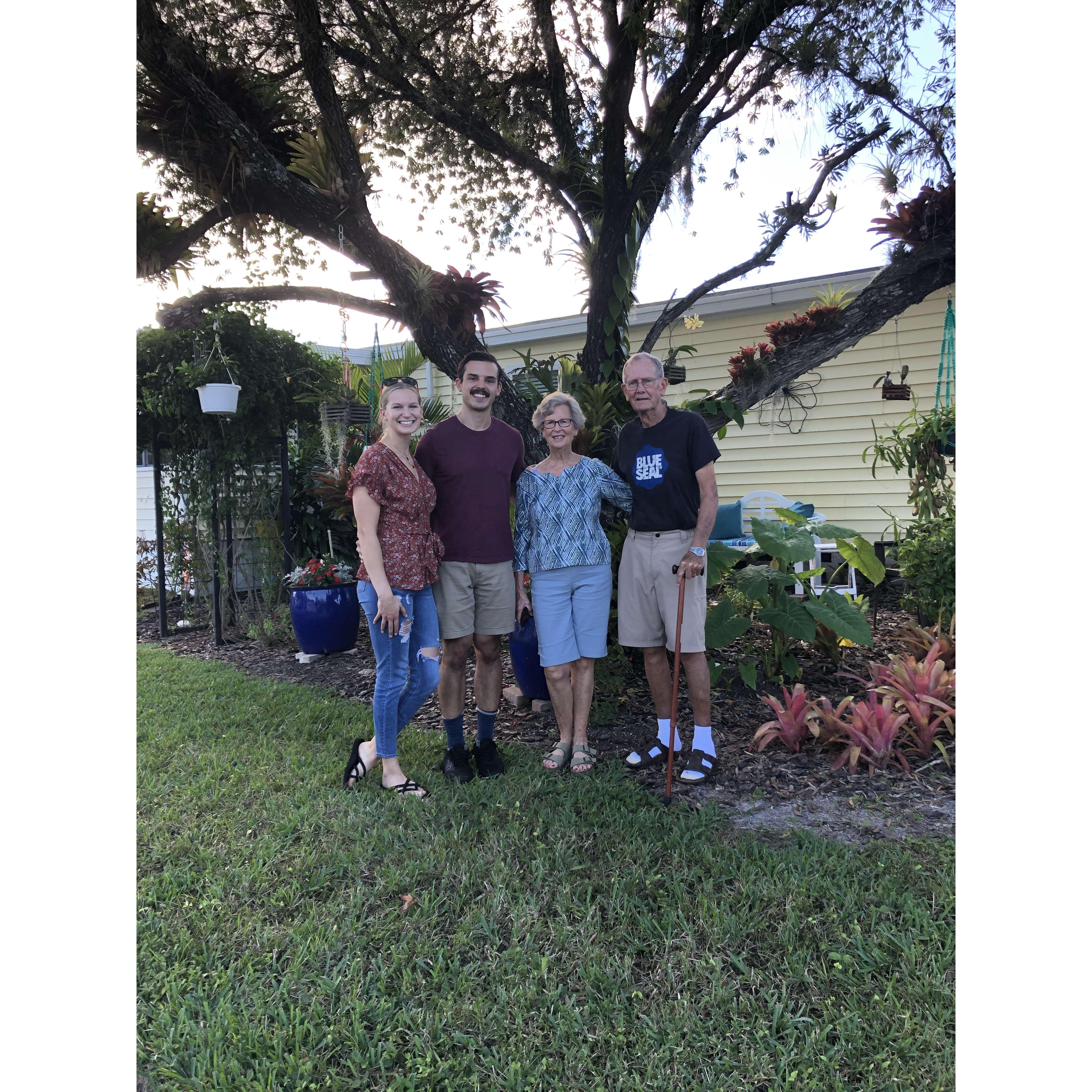 Visiting Grandpa Mike and Grandma Ruby! 