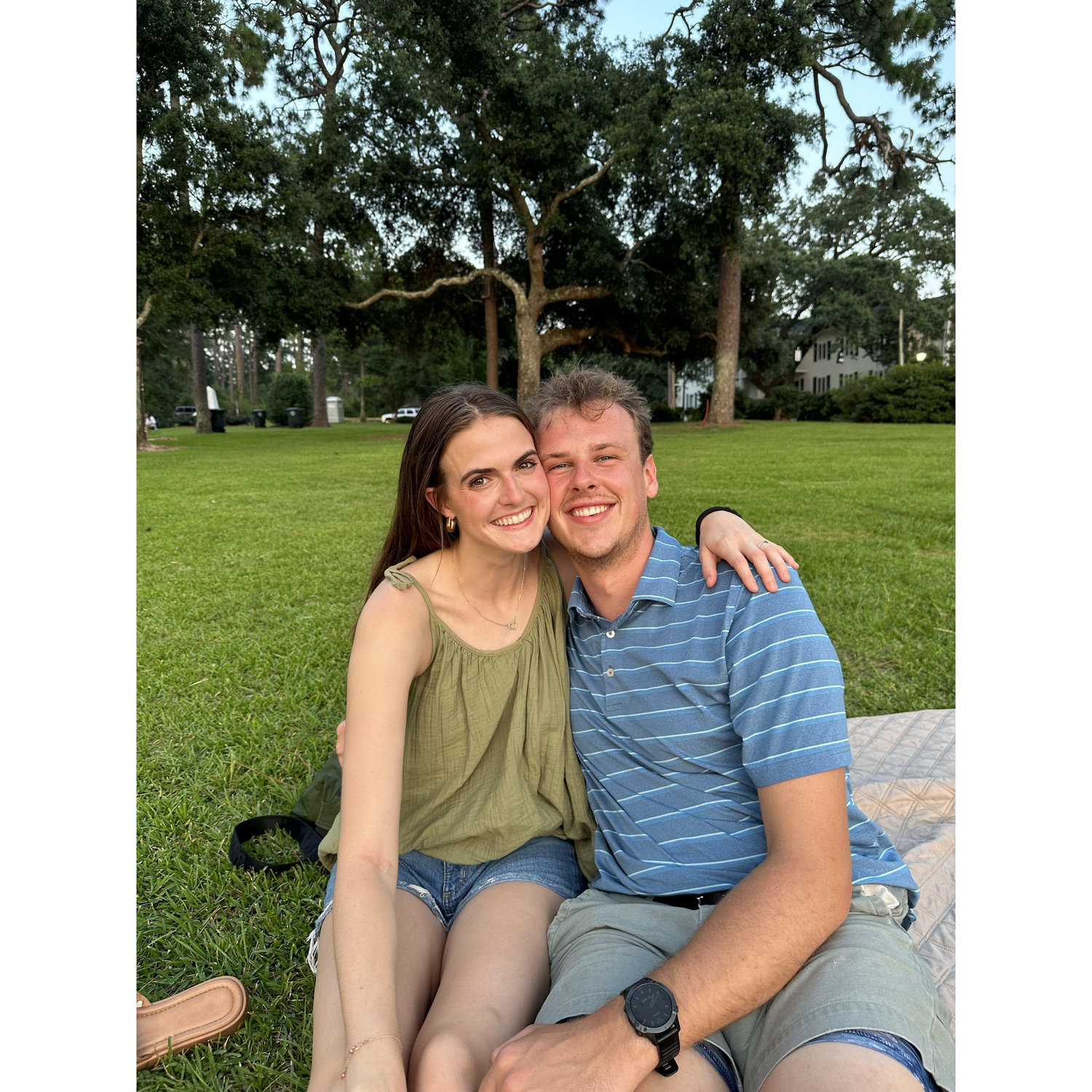 July of 2023! One of many double dates with Reese and Lindsey! On this trip we talked about getting married for the first time!