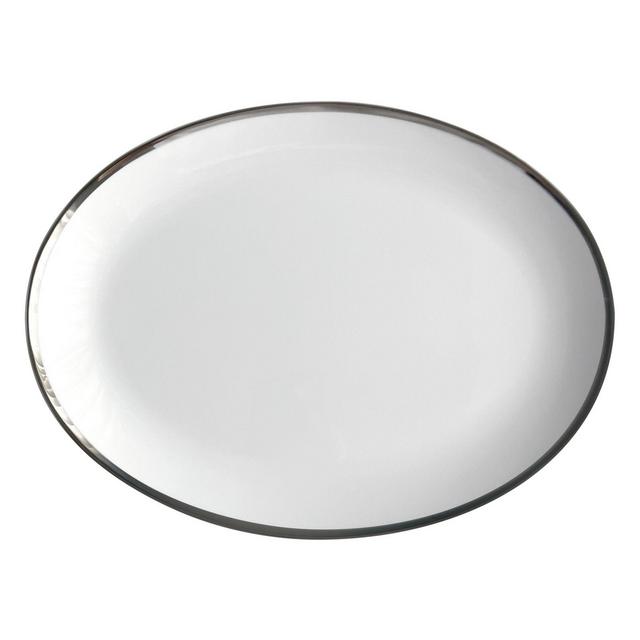 Twig New York Platinum Edge Oval Platter