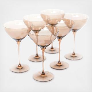 Estelle Martini Glass, Set of 6