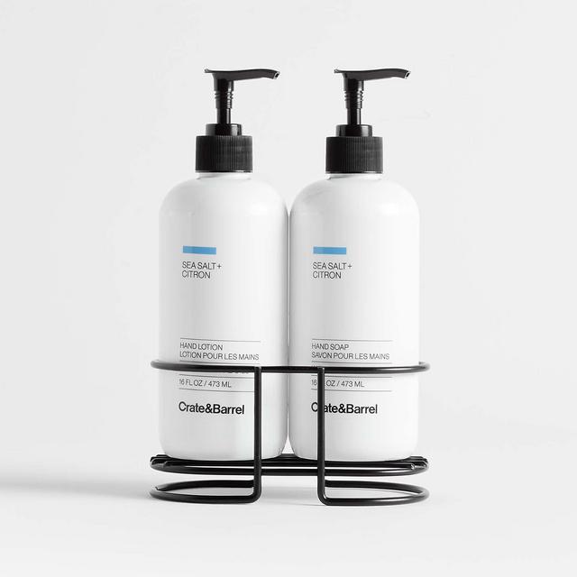 Sea Salt + Citron Hand Soap & Lotion 3-Piece Kitchen Set