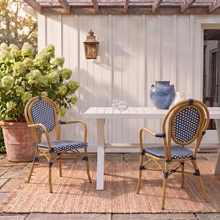 Rosen Stacking Outdoor Arm Chair, Set of 2