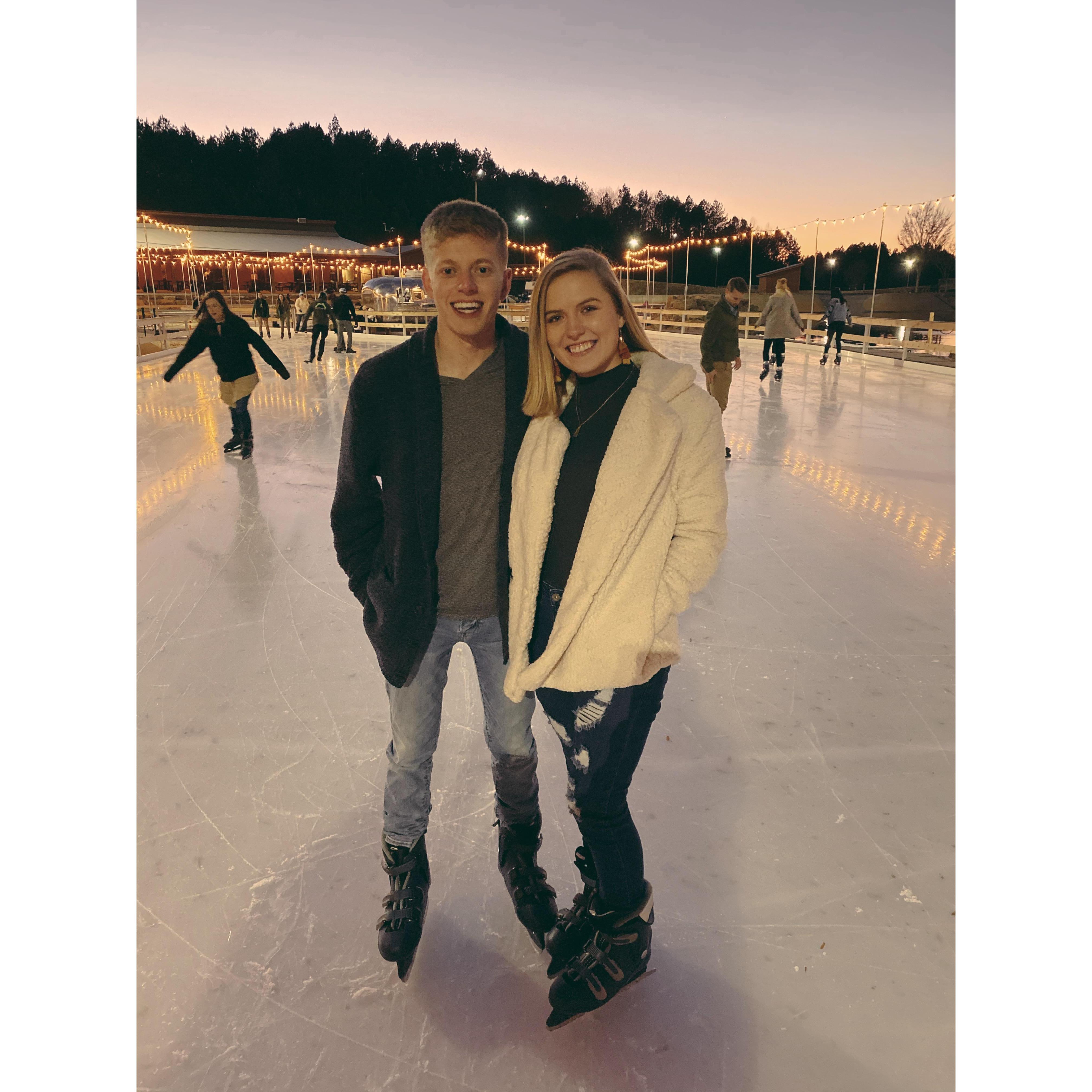 This was the, "almost day." Aaron says that if he had the ring with him, he would have proposed then and there. But he didn't plan on it so he had left it at home.