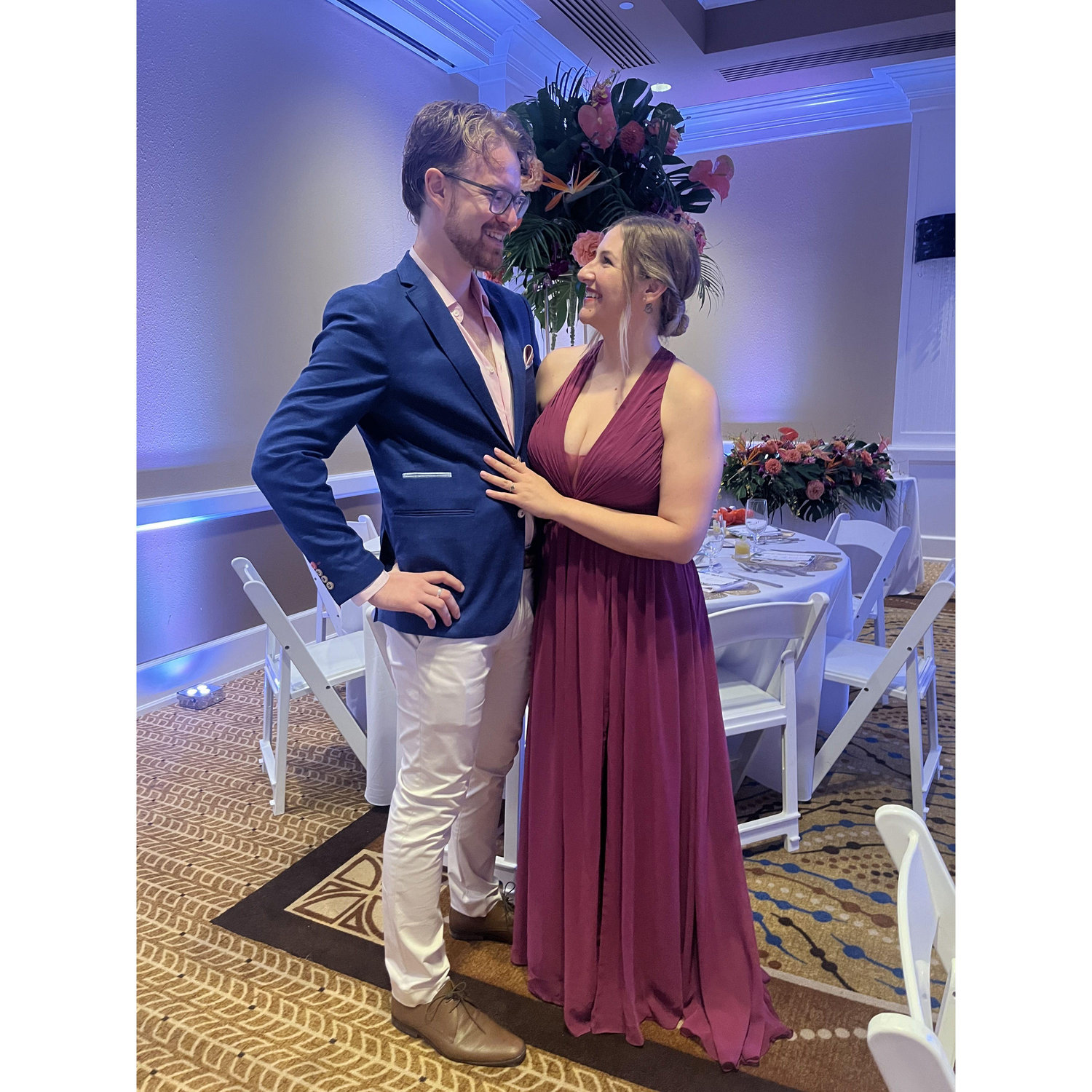 Celebrating Bobbie and Alex's wedding day!