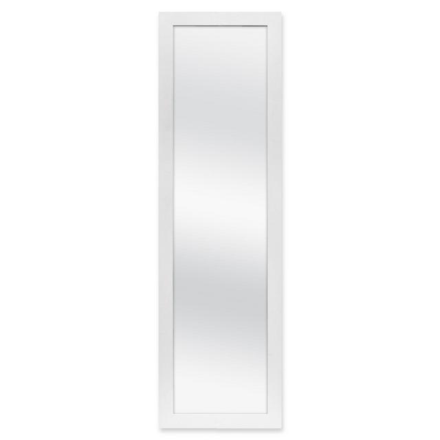 Over-The-Door Hanging Mirror in White