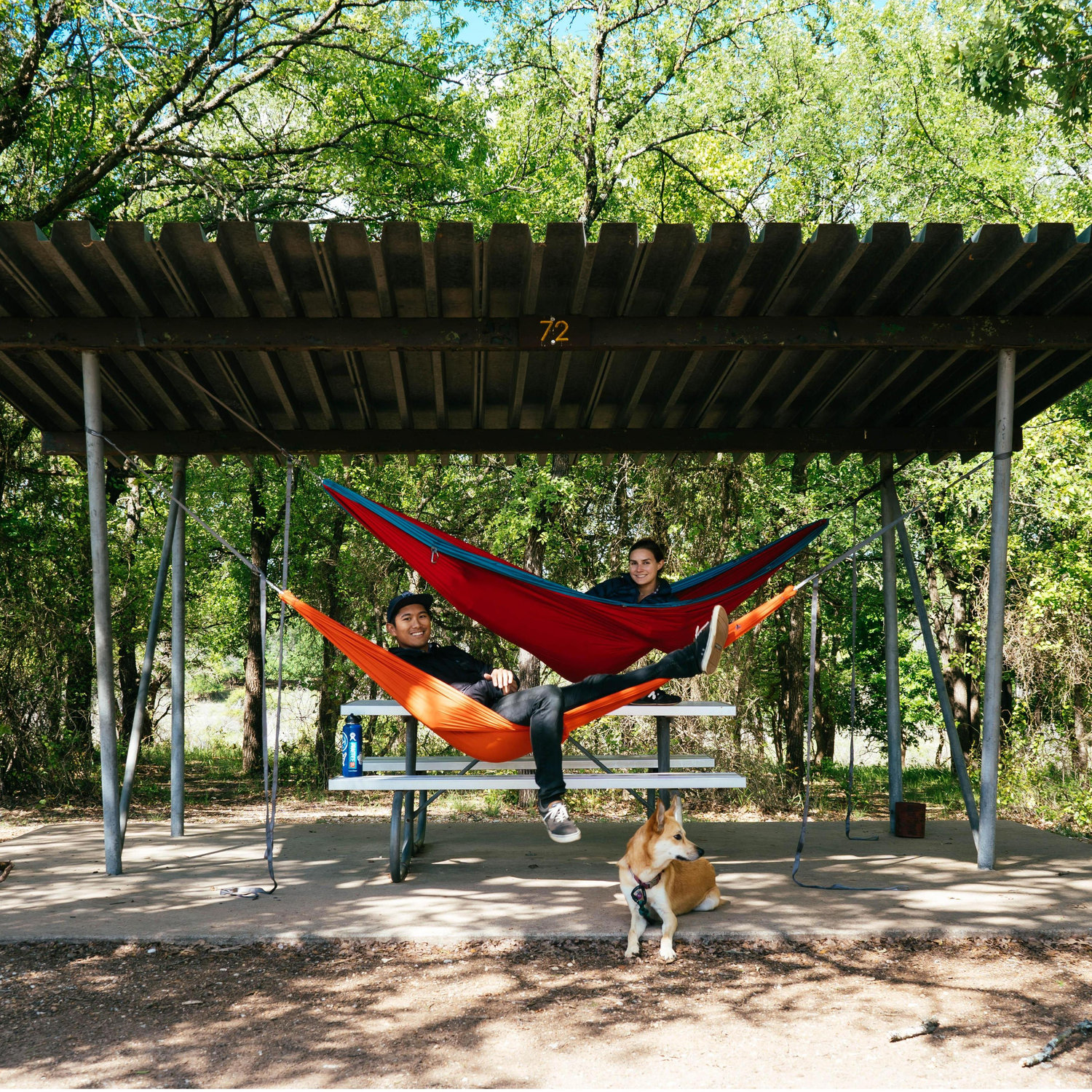 Lake Whitney State Park. We camped and slept overnight in our Kammoks.