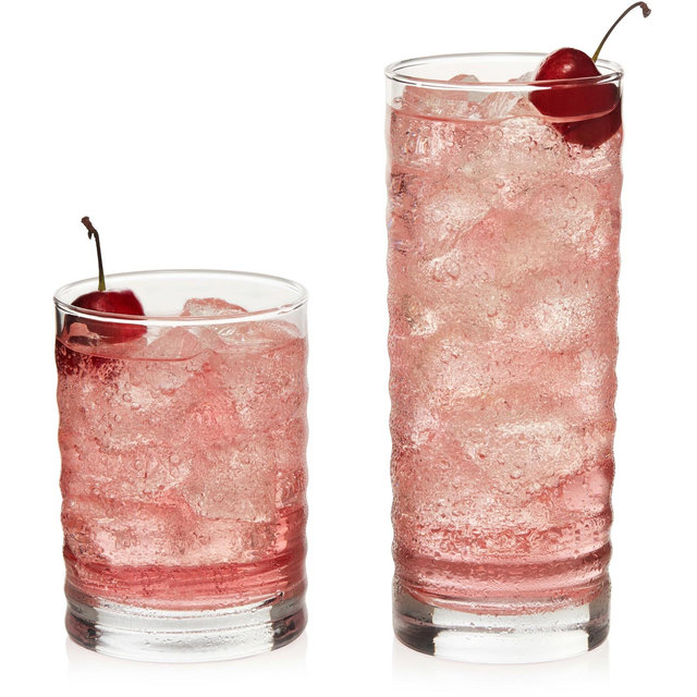 Libbey Pueblo 16-Piece Tumbler and Rocks Glass Set
