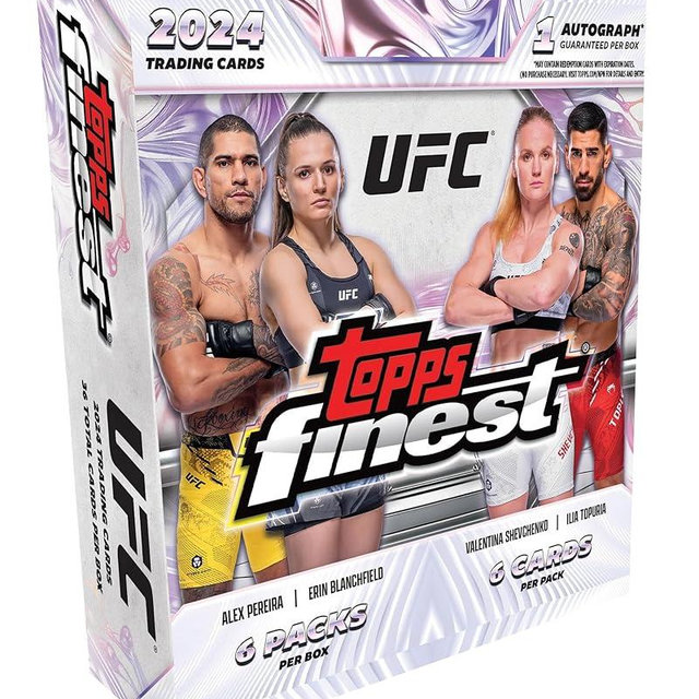 2024 Topps Finest UFC - Mega Trading Card Box (1 Autograph Per Mega Box)