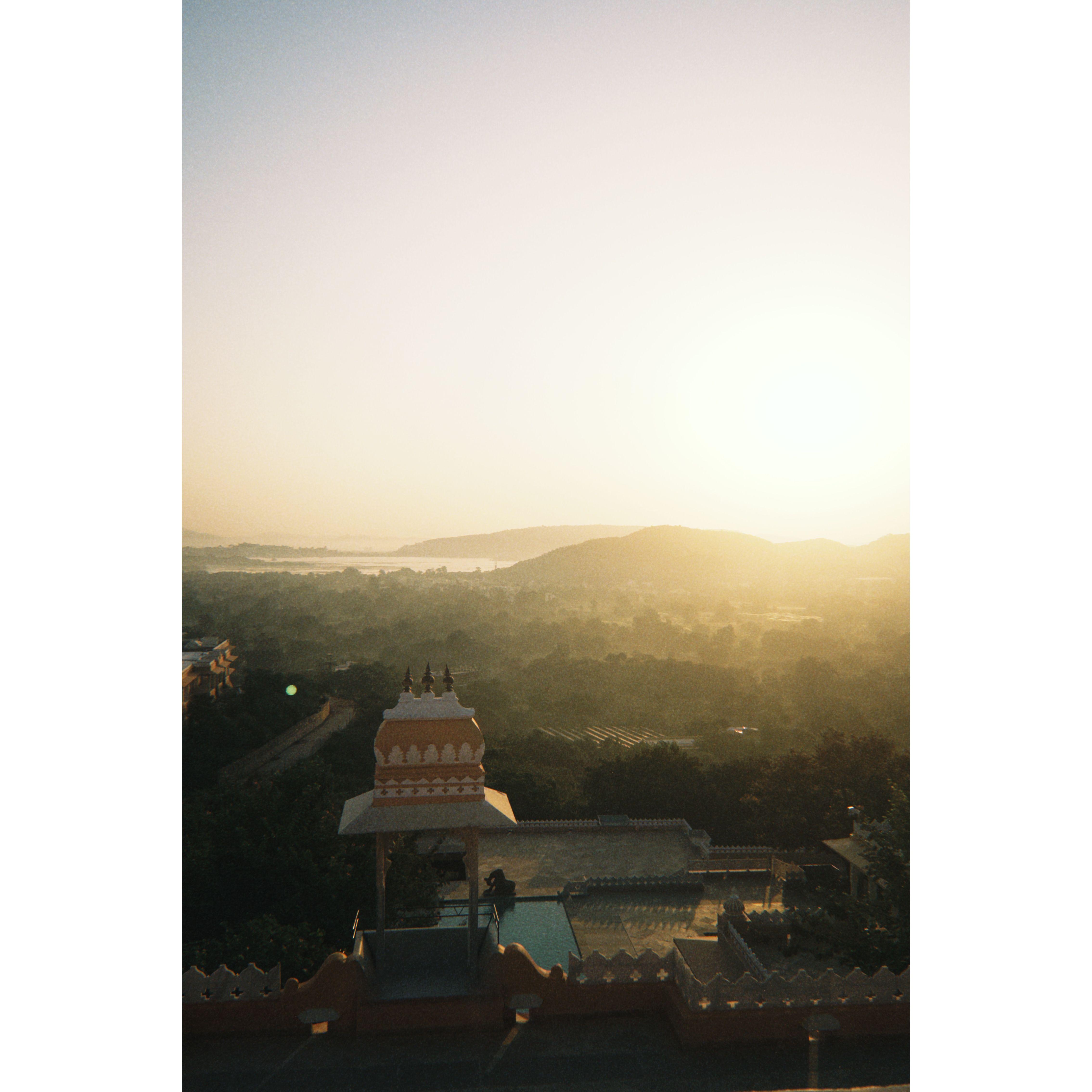 A sunrise view
