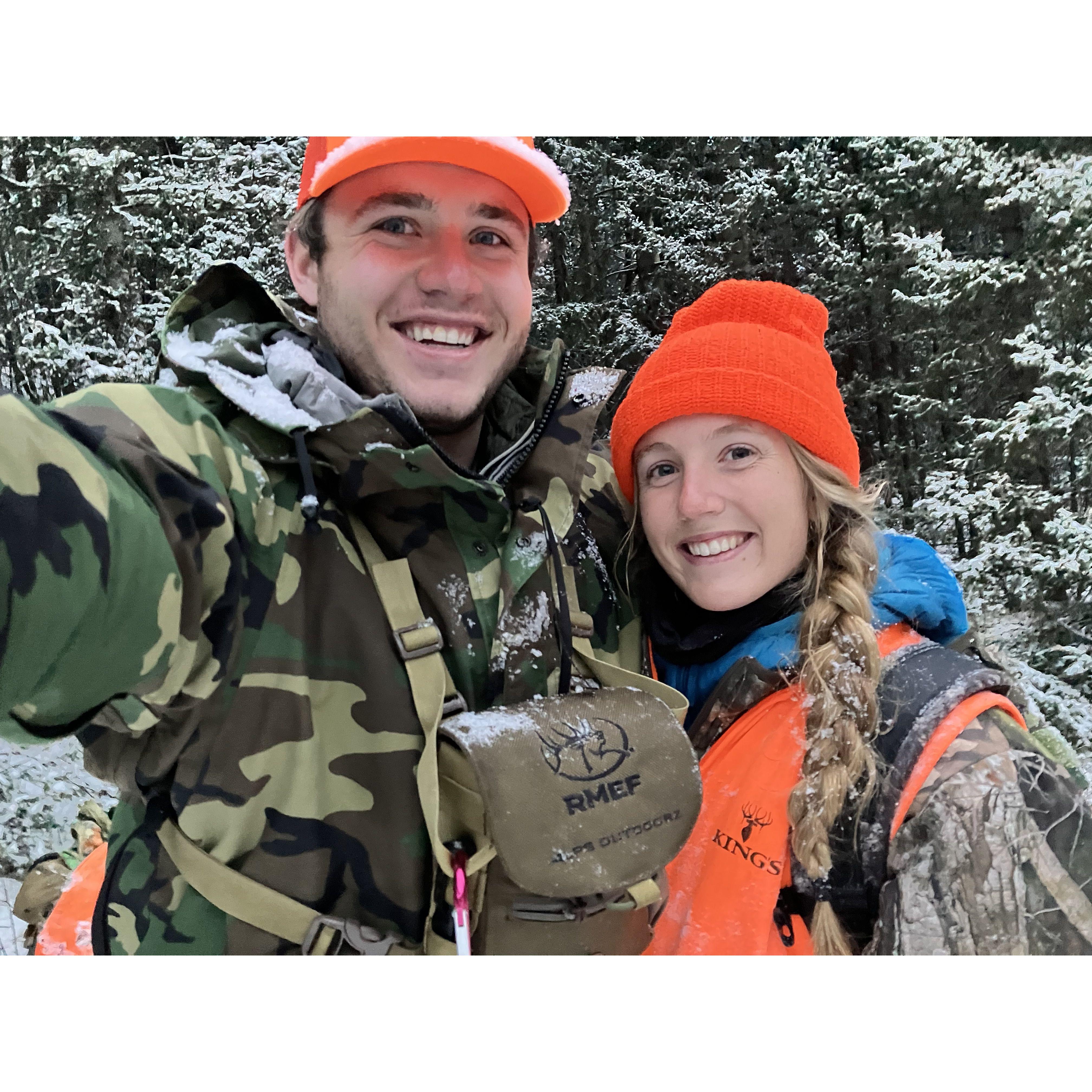 Anna gave hunting a shot