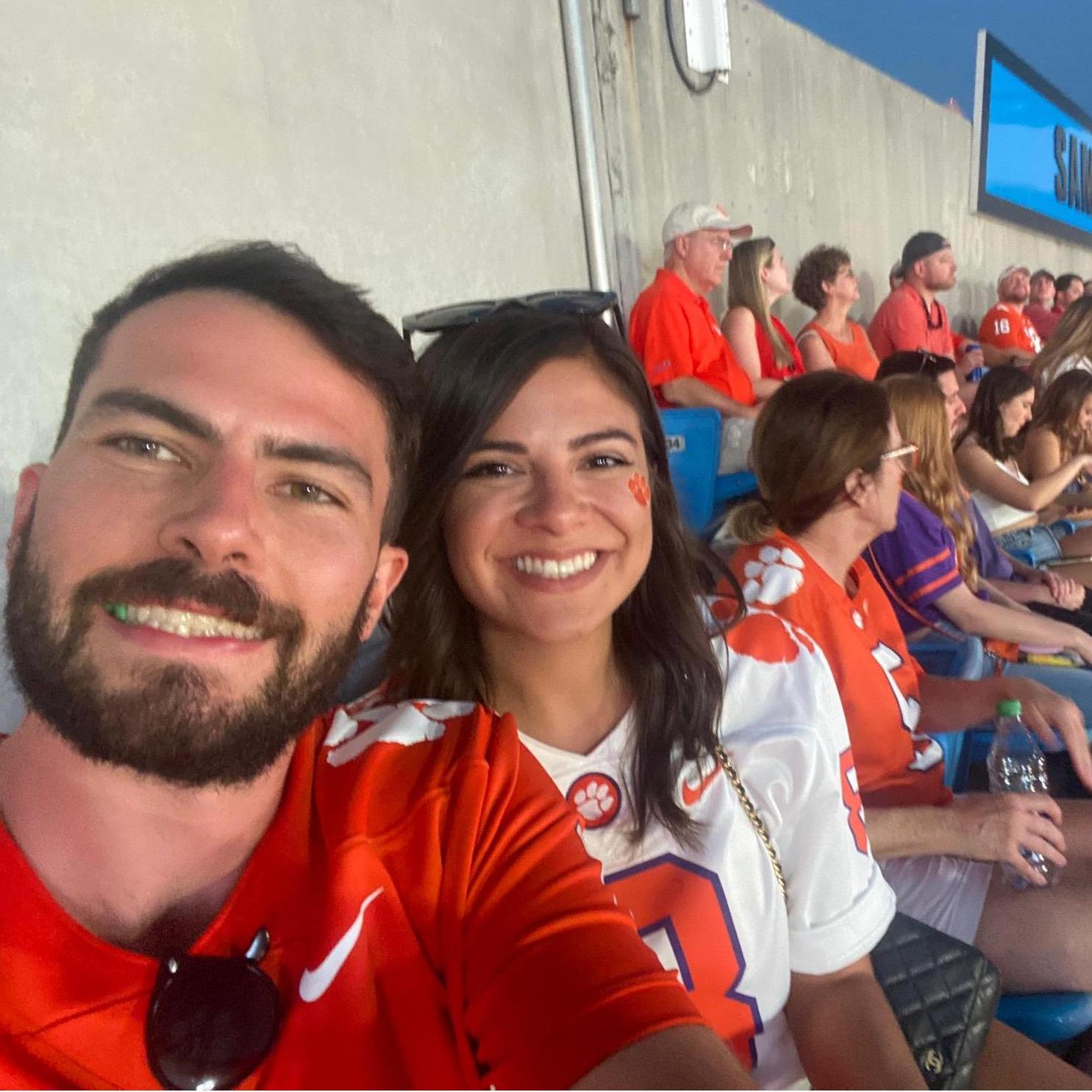 Collin finally got me out to a Clemson game!
