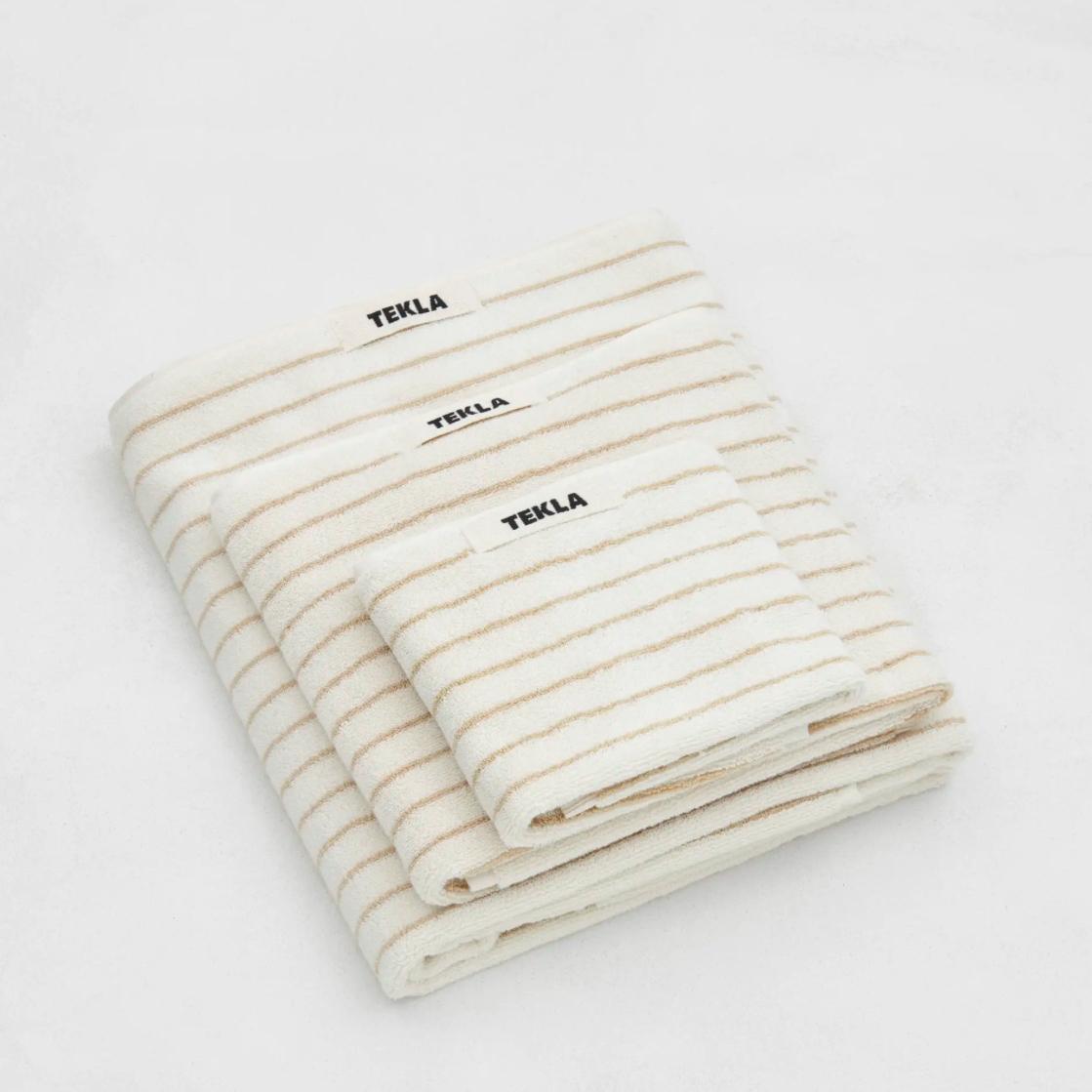 Tekla Bath Towel Set - Coastal Stripes