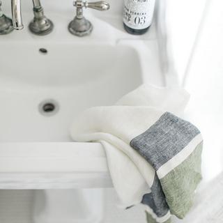 Bold Stripe Linen Dish Towels, Set of 2