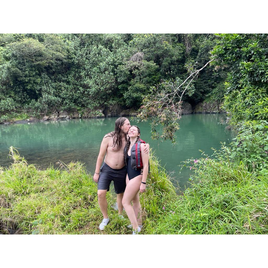 Being silly in the rainforest