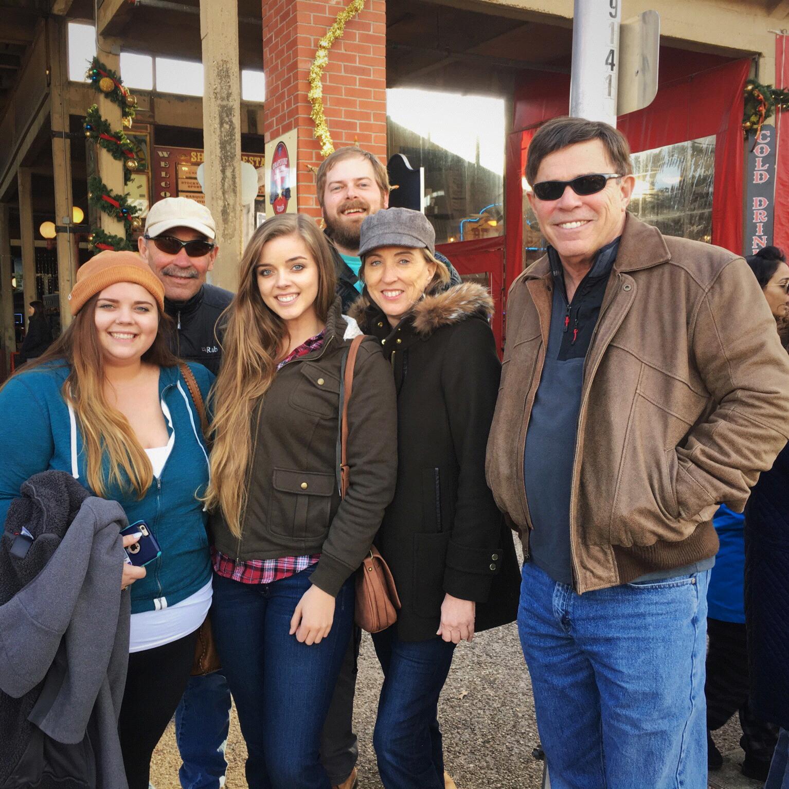Celebrating Christmas at the Fort Worth Stock Yards in 2017