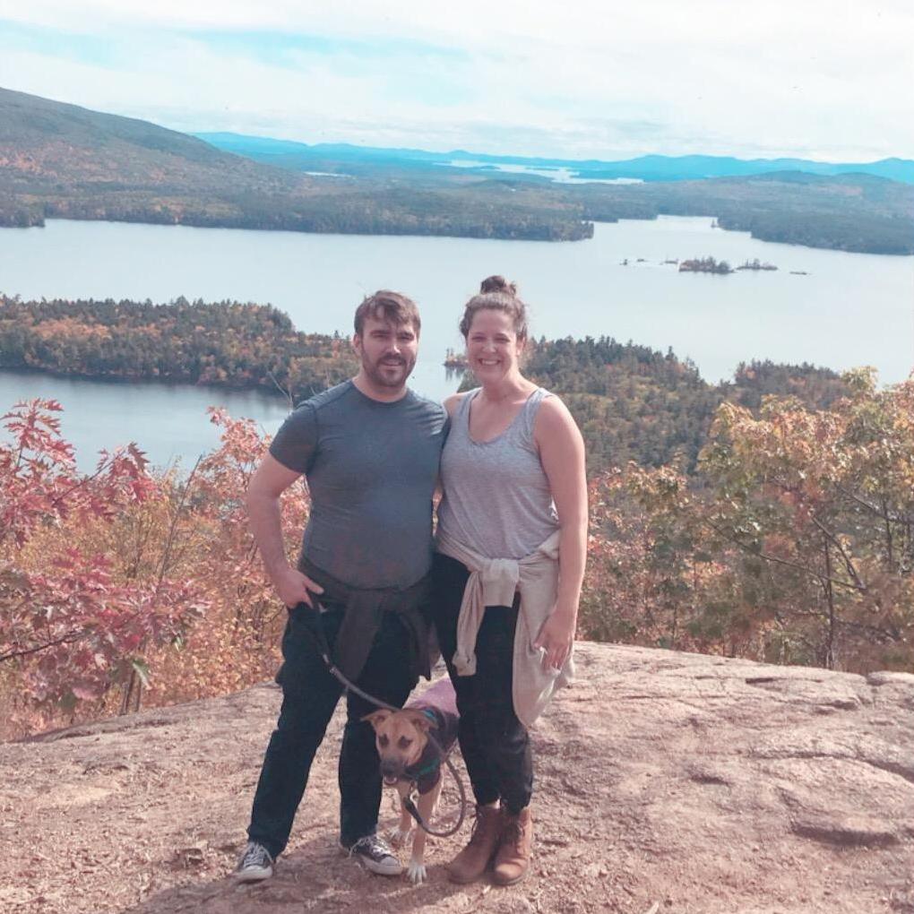 Hiking Rattle Snake Mountain, NH. October 2019.