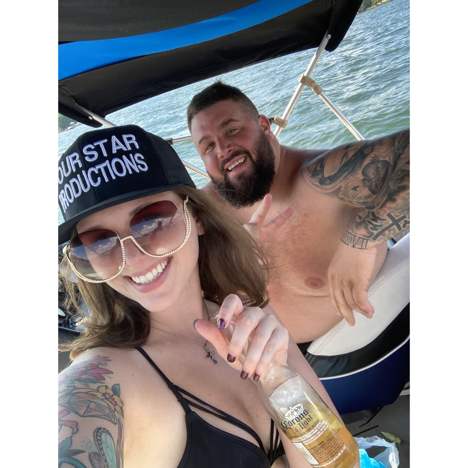 First weekend I stayed the night and first boat day