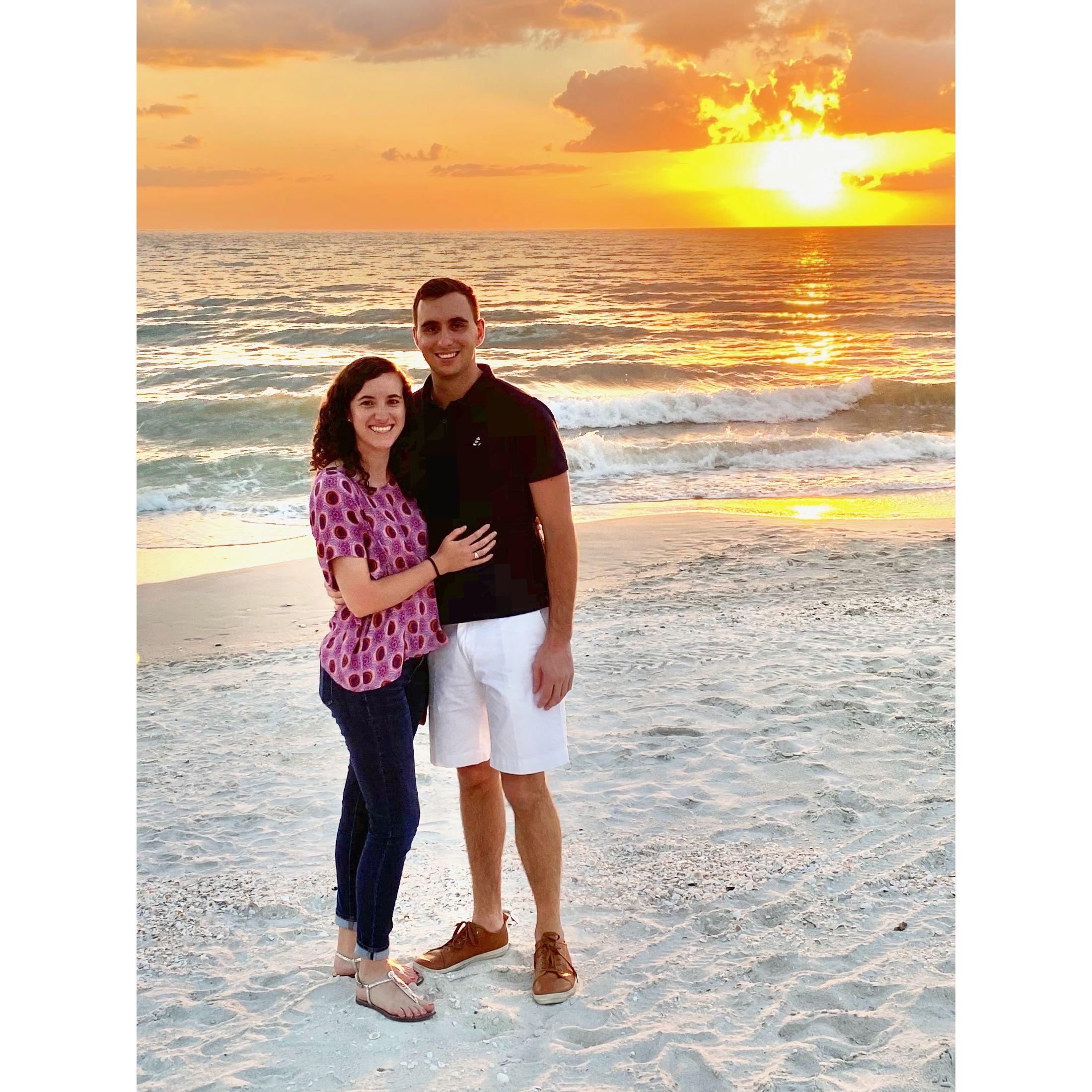 Molly's first trip to Naples, FL, where Ross' parents live!