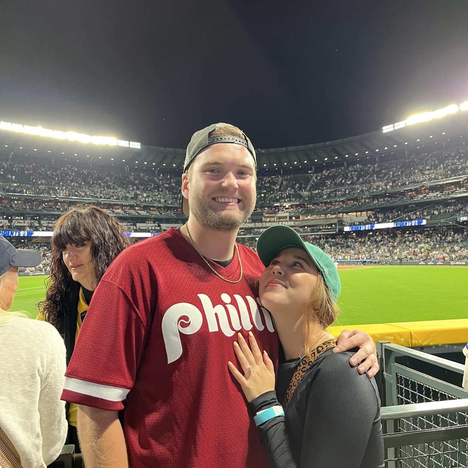Phillies fan at a Mariners game, August 2025