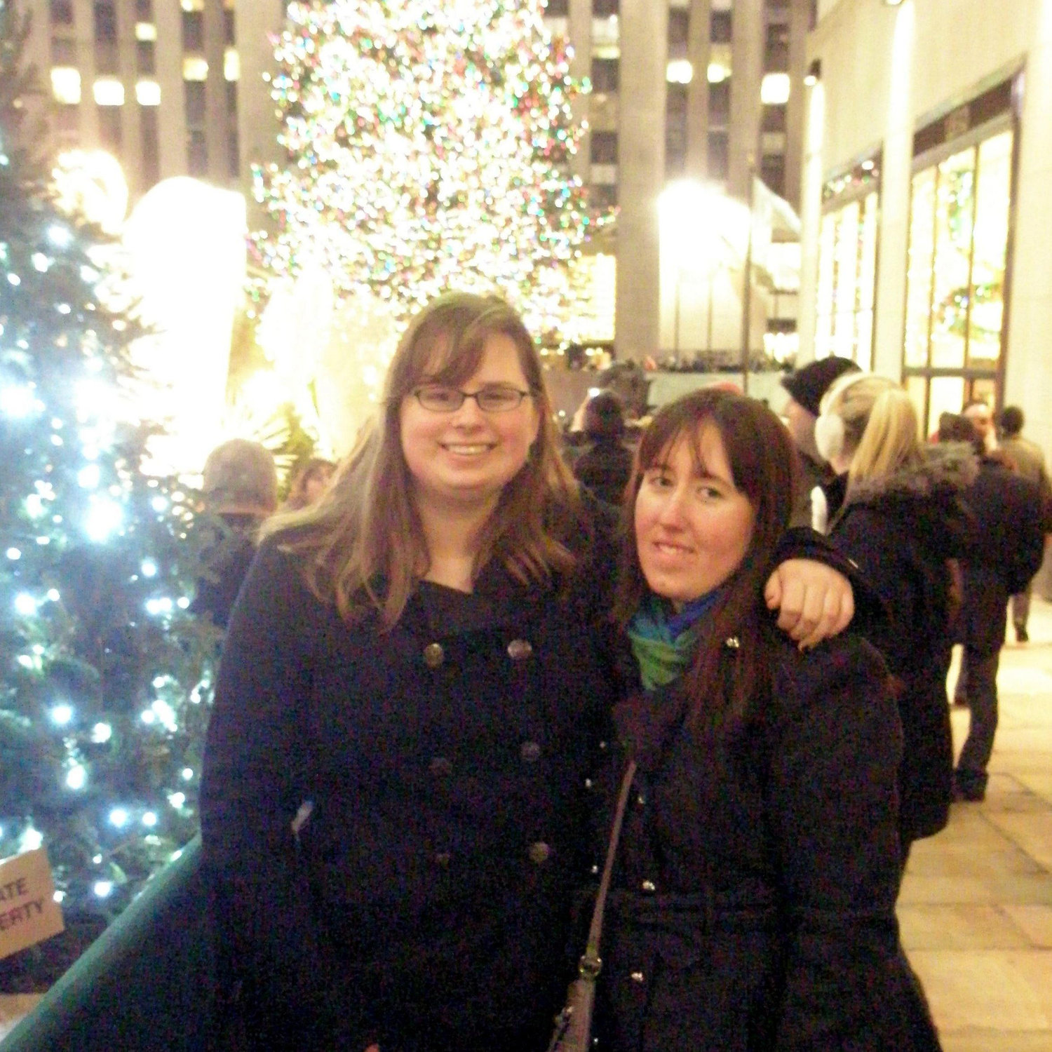 Our first Christmas as a couple at Rockefeller Plaza December 2011!