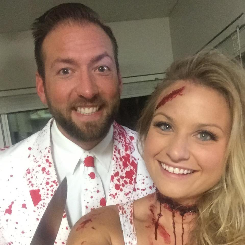 Patrick Bateman and Murder Victim- Halloween 2016