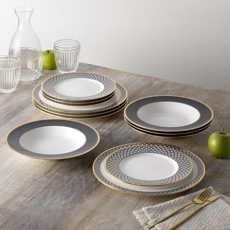 Noritake, Blueshire 12-Piece Dinnerware Set, Service for 4 | Zola