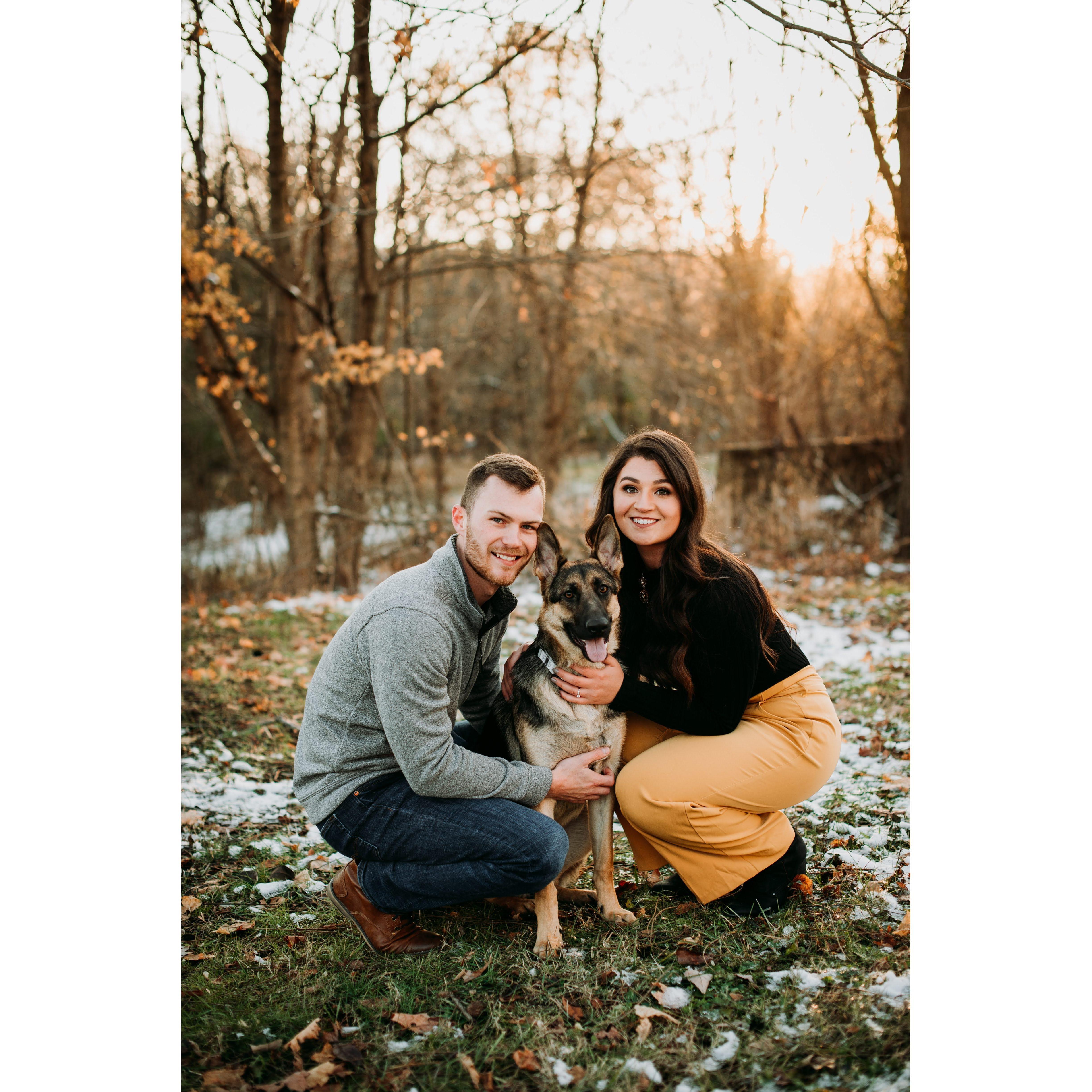 Our little family.