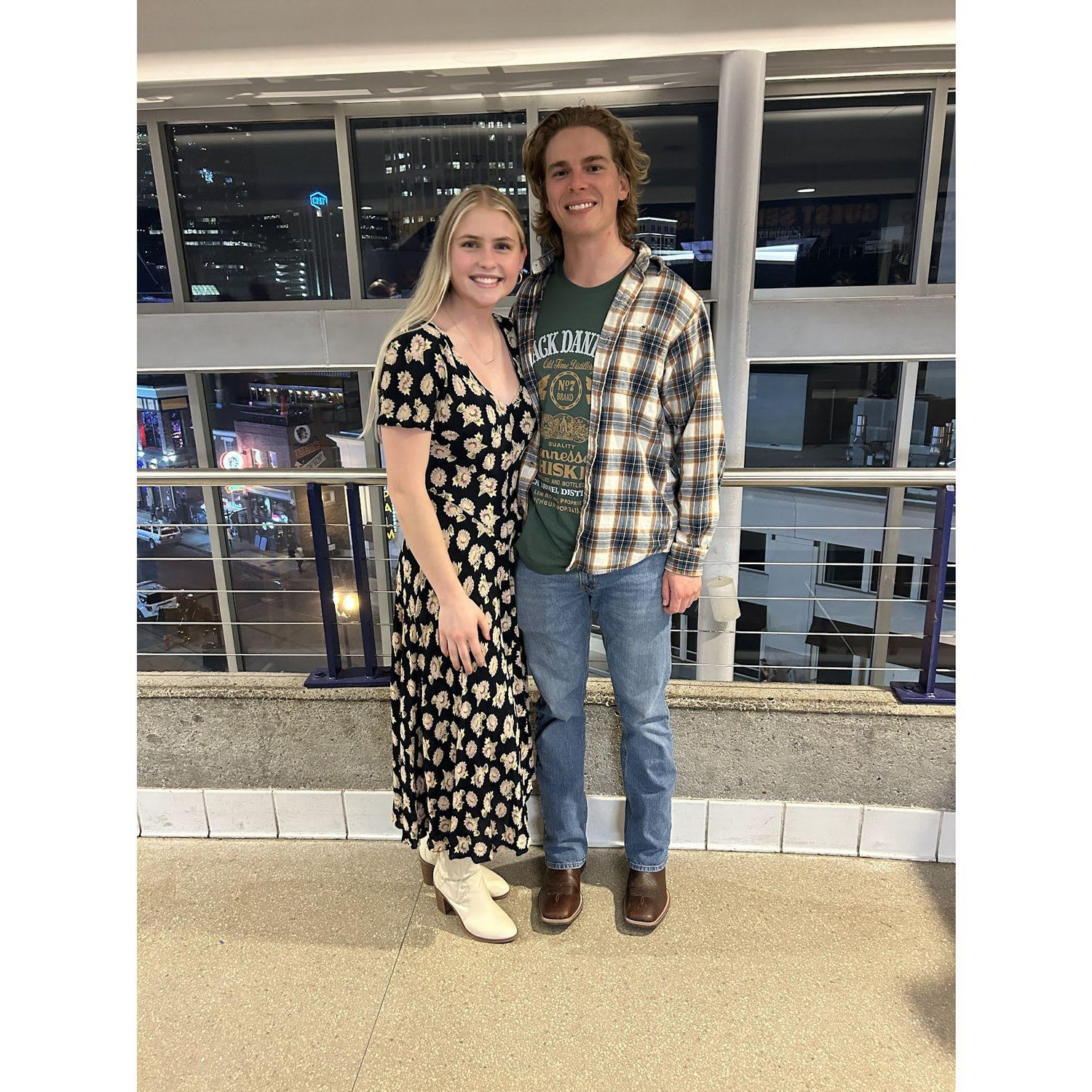 Jacob surprised Natalie with tickets to their favorite artist, Tyler Childers, in Nashville - April 19, 2024