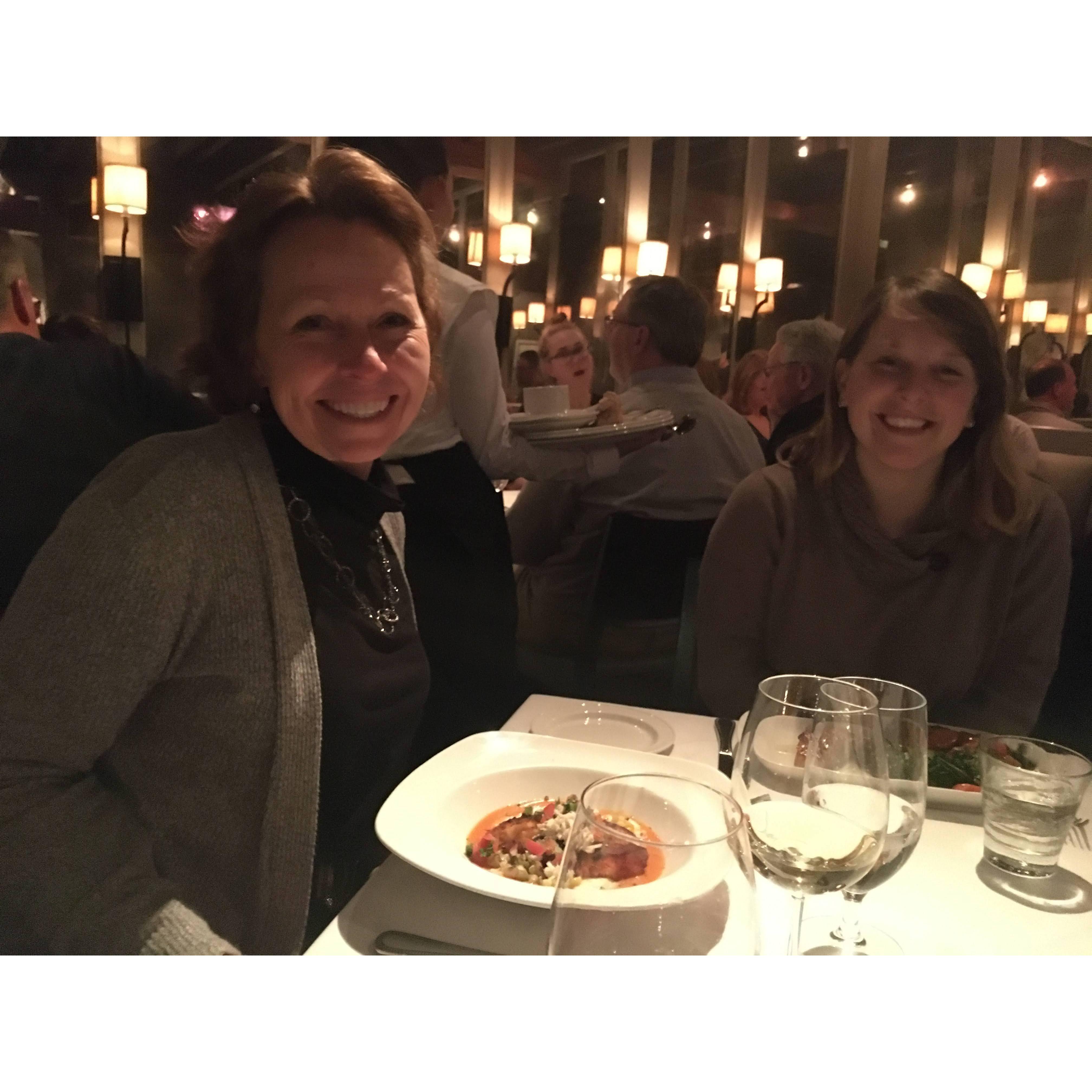 Dinner with Aunt Ann in Charleston, South Carolina (February 2020)