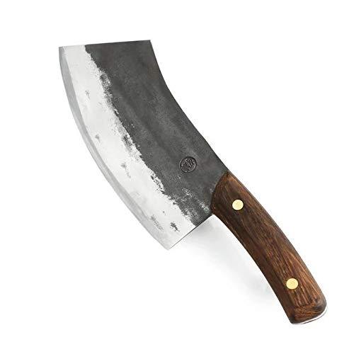 Altomino Handmade Chef Knife, 7.1 in High Manganese Clad Steel Blade, for Slicing Meat and Vegetables
