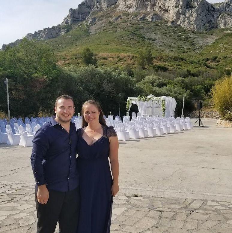Brian and Jess in Marseille, France. Little did she know, just 4 years later she'd Mar-say yes.