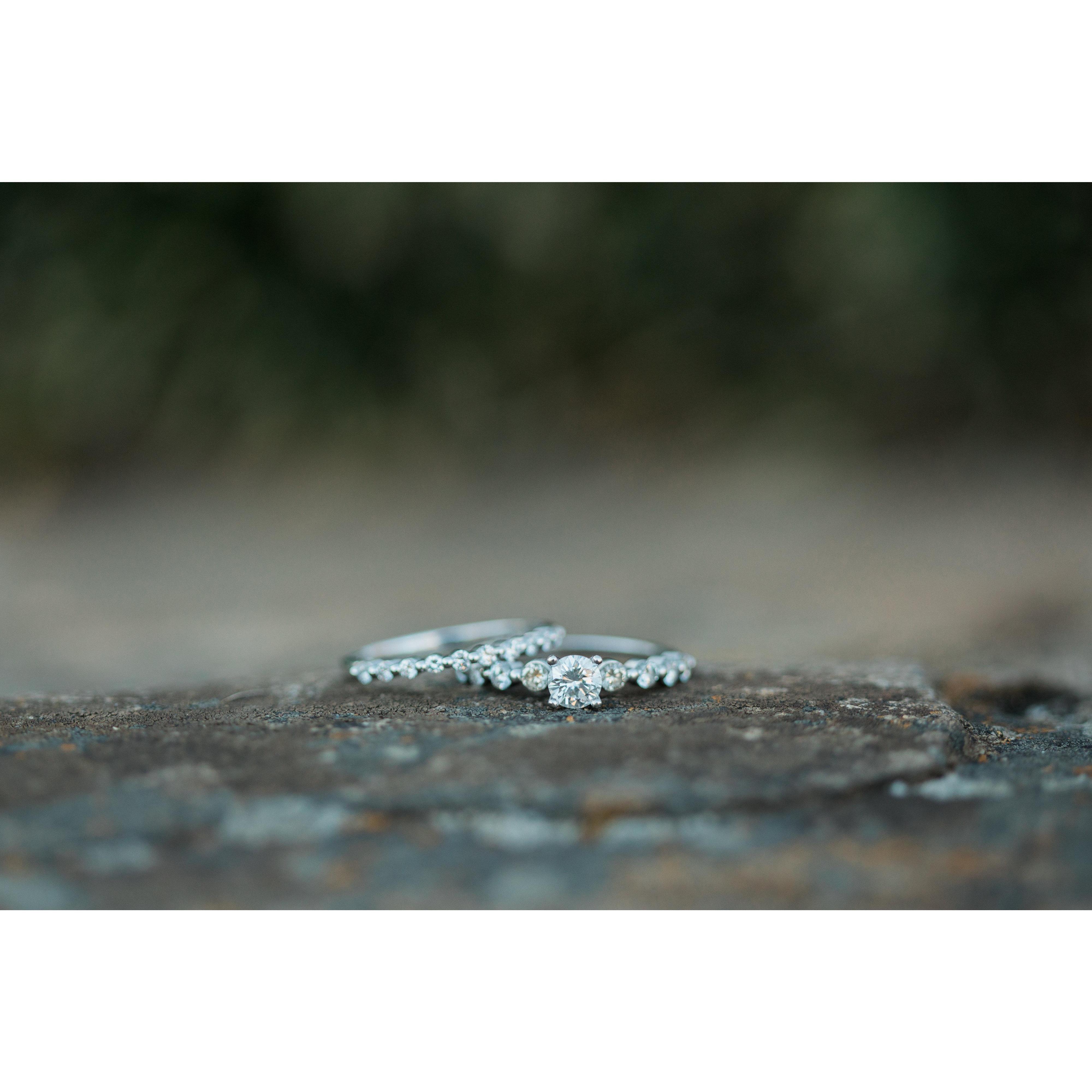 This ring is so special to me because it was custom made from my Mawmaw's wedding ring and my mom's wedding ring!