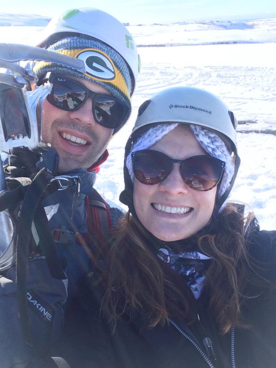 Iceland glacier hiking. Spring 2017
