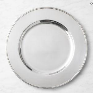 Heirloom Silver Charger l Williams Sonoma