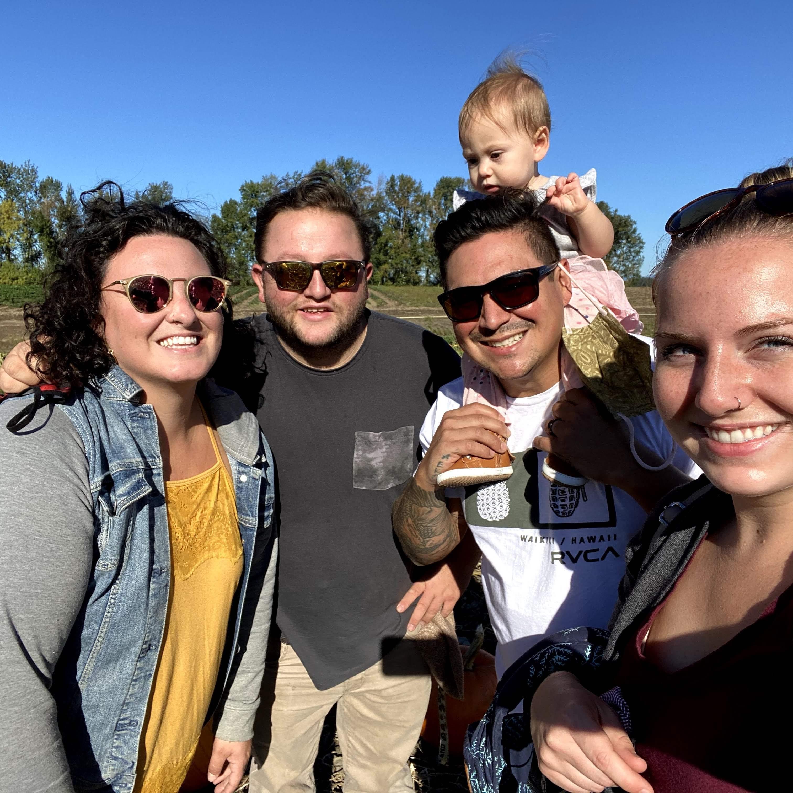 September 27, 2020. Exploring the Pumpkin Patch with friends.