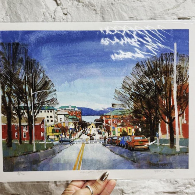 Peter Huntoon 11x14 Print - Burlington, VT