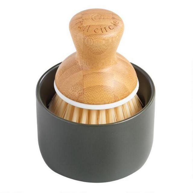 Full Circle Bubble Up Soap Dispenser and Dish Brush Set