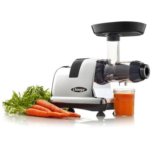 Omega® J8006HDC Juicer in Chrome