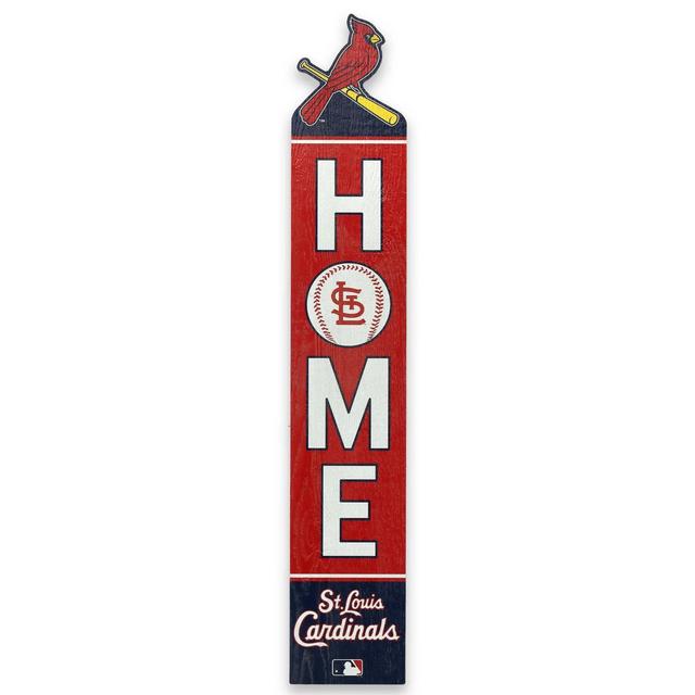 MLB St. Louis Cardinals Home Vertical Porch Leaner Wood Wall Decor