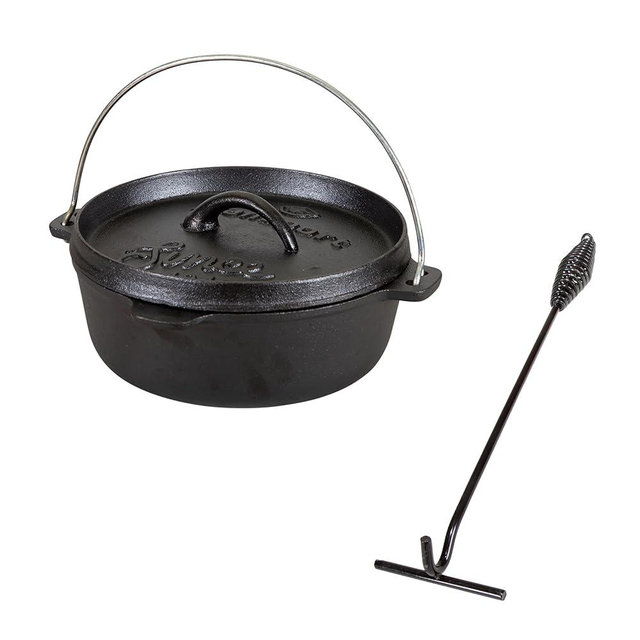 Stansport Pre-Seasoned Cast Iron Dutch Oven