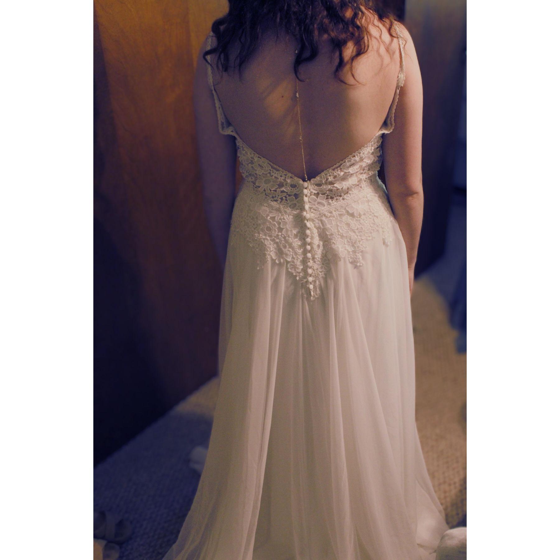 Back of Kristina'a Dress