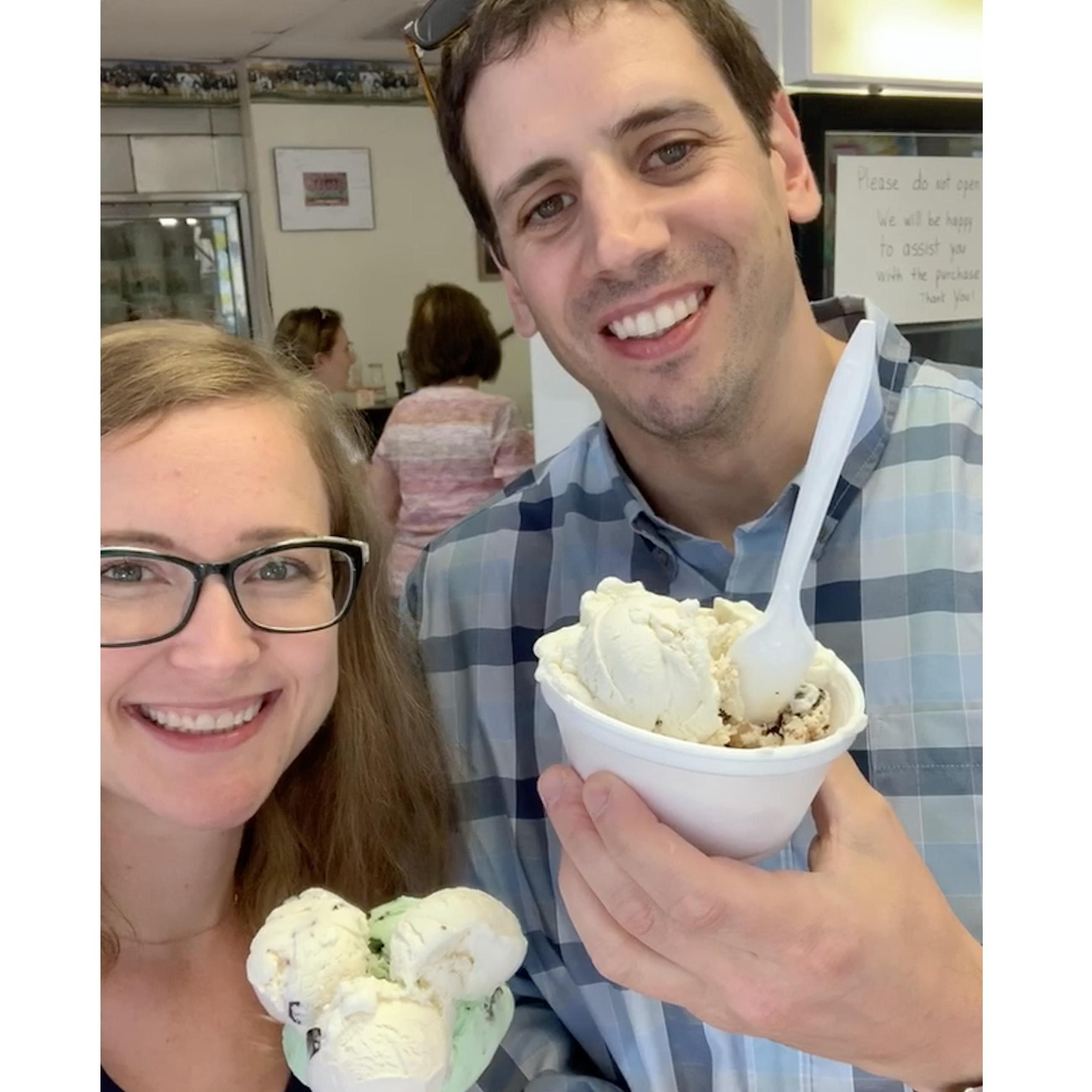 The best ice cream I've ever had, _ Farm, outside Scranton