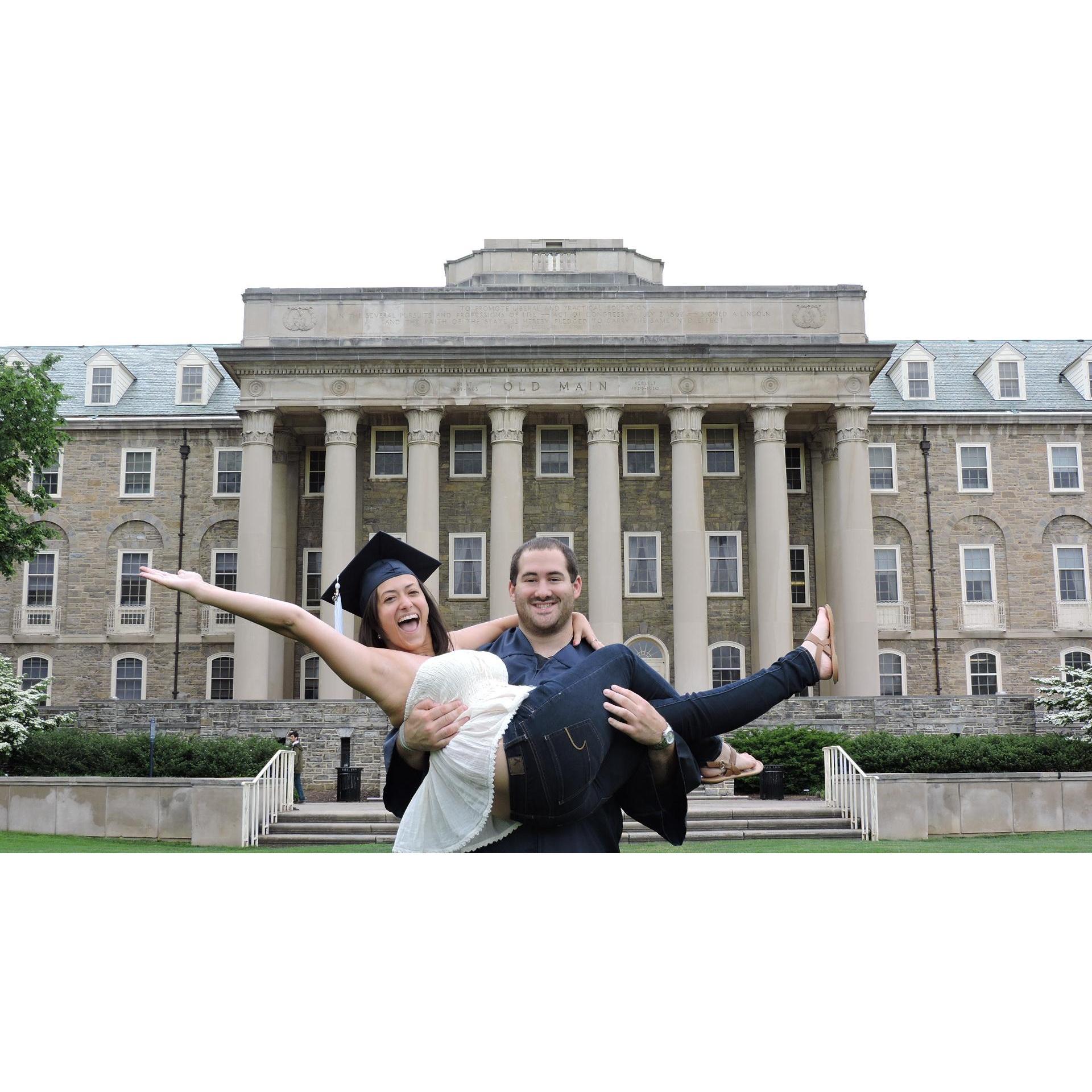 Matt's college graduation