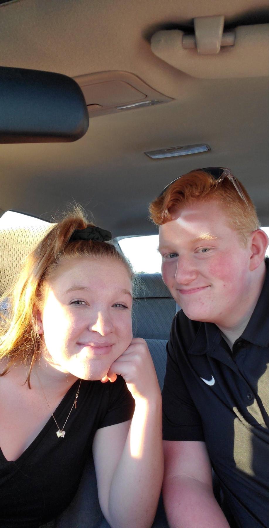 The evening of our first kiss.