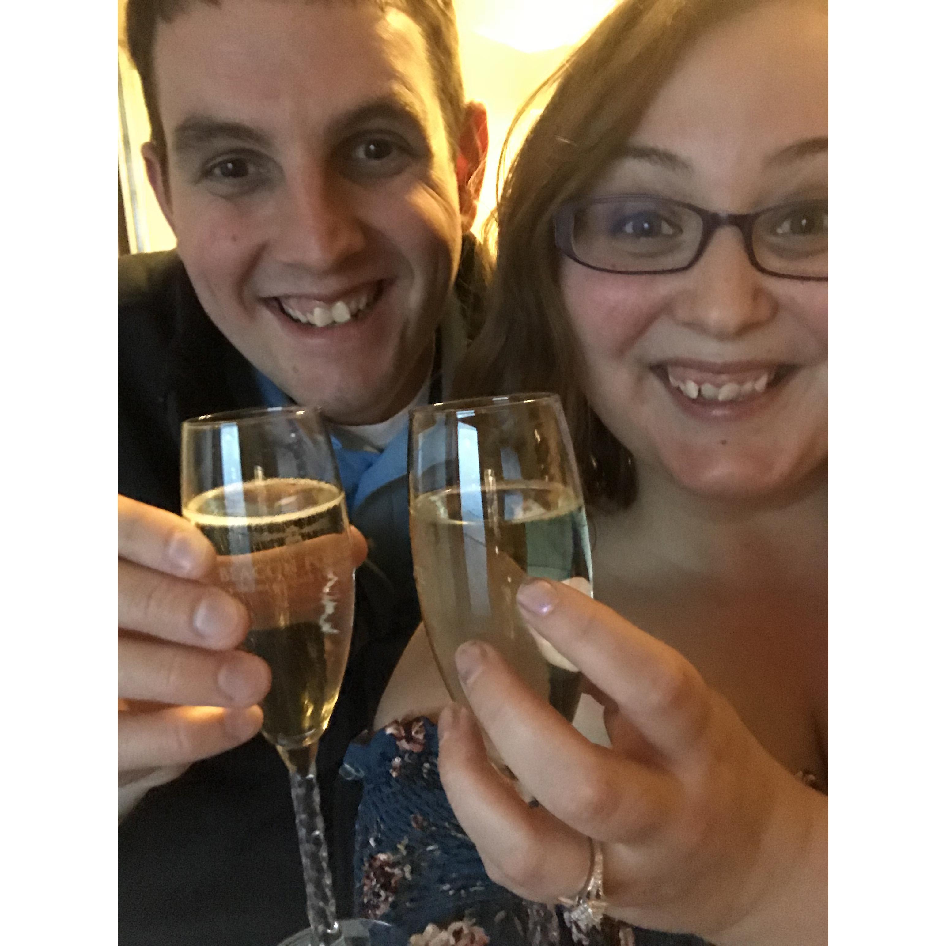 Cheers to forever