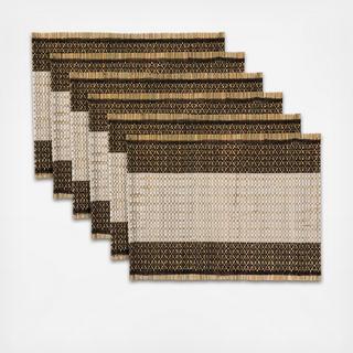 Urban Oasis Reed Placemat, Set of 6